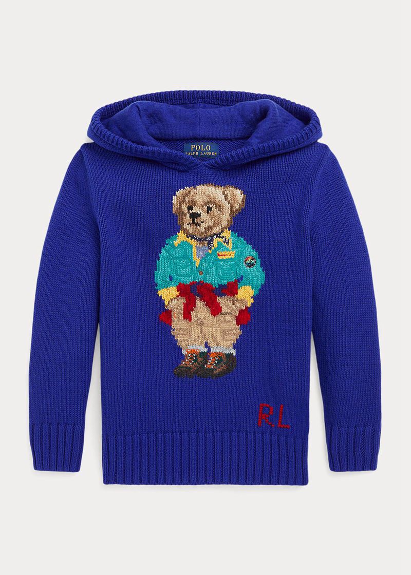 Sueter Ralph Lauren Niño 1.5-6 Años Polo Bear Sin Capucha Jumper Chile Azules VEBLR-1359